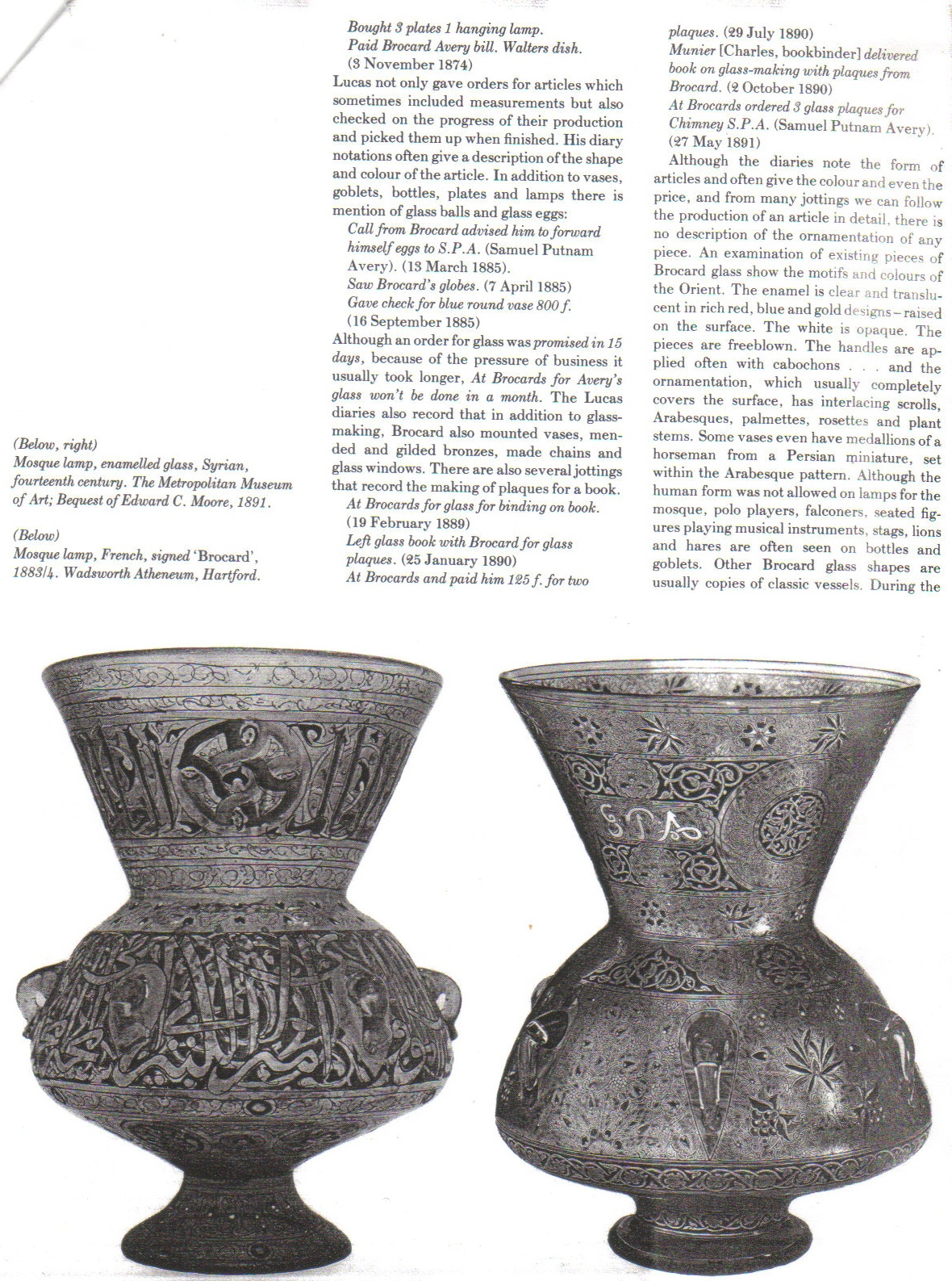 Brocard Mamluk Mosque Lamp